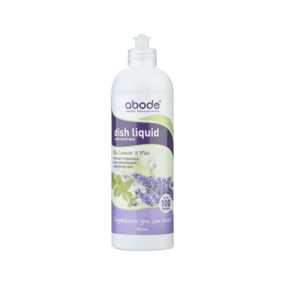 Abode Dish Liquid Concentrate Wild Lavender &amp; Mint 500ml