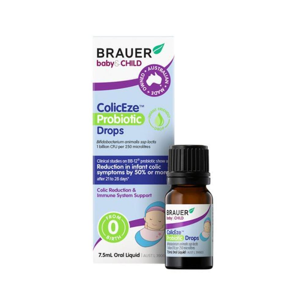 Brauer Baby &amp; Child ColicEze Probiotic Drops Oral Liquid 7.5ml