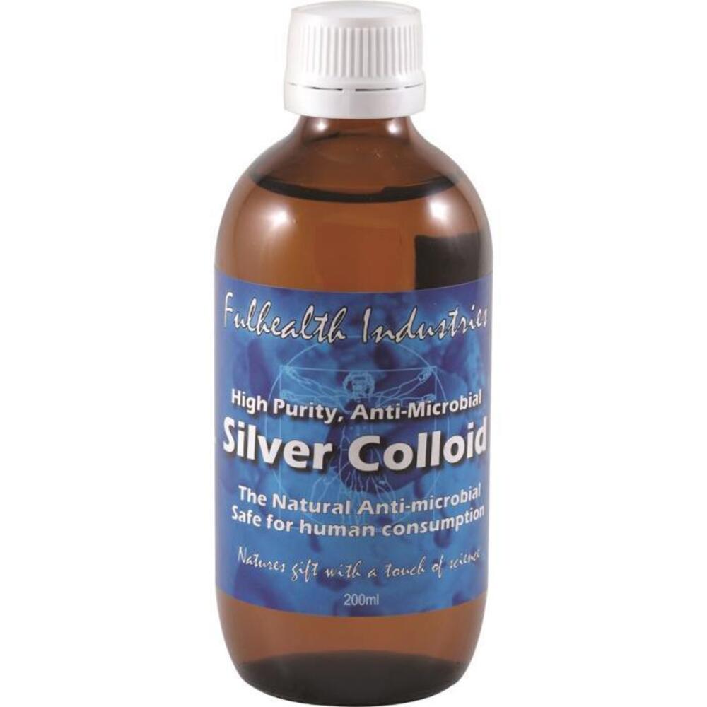 Fulhealth Industries High Purity, Anti Microbial Silver Colloid 200ml