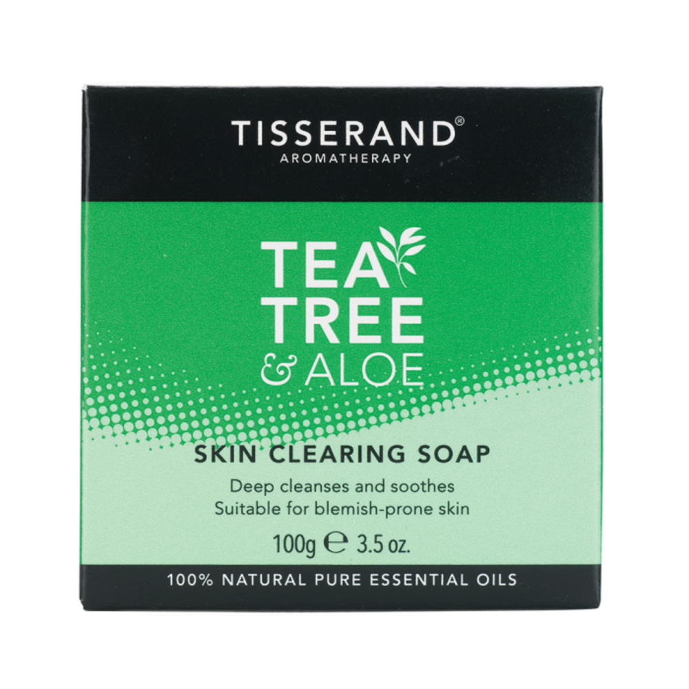 티져렌드 티 트리 and 알로에 스킨 클리어링 비누 100g, Tisserand Tea Tree and Aloe Skin Clearing Soap 100g
