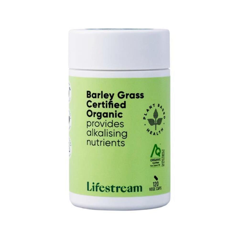 Lifestream Barley Grass Certified Organic 120vc
