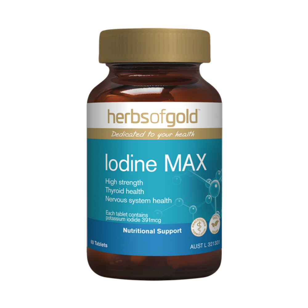 허브 오브 골드 아이오딘 맥스 60t, Herbs of Gold Iodine Max 60t