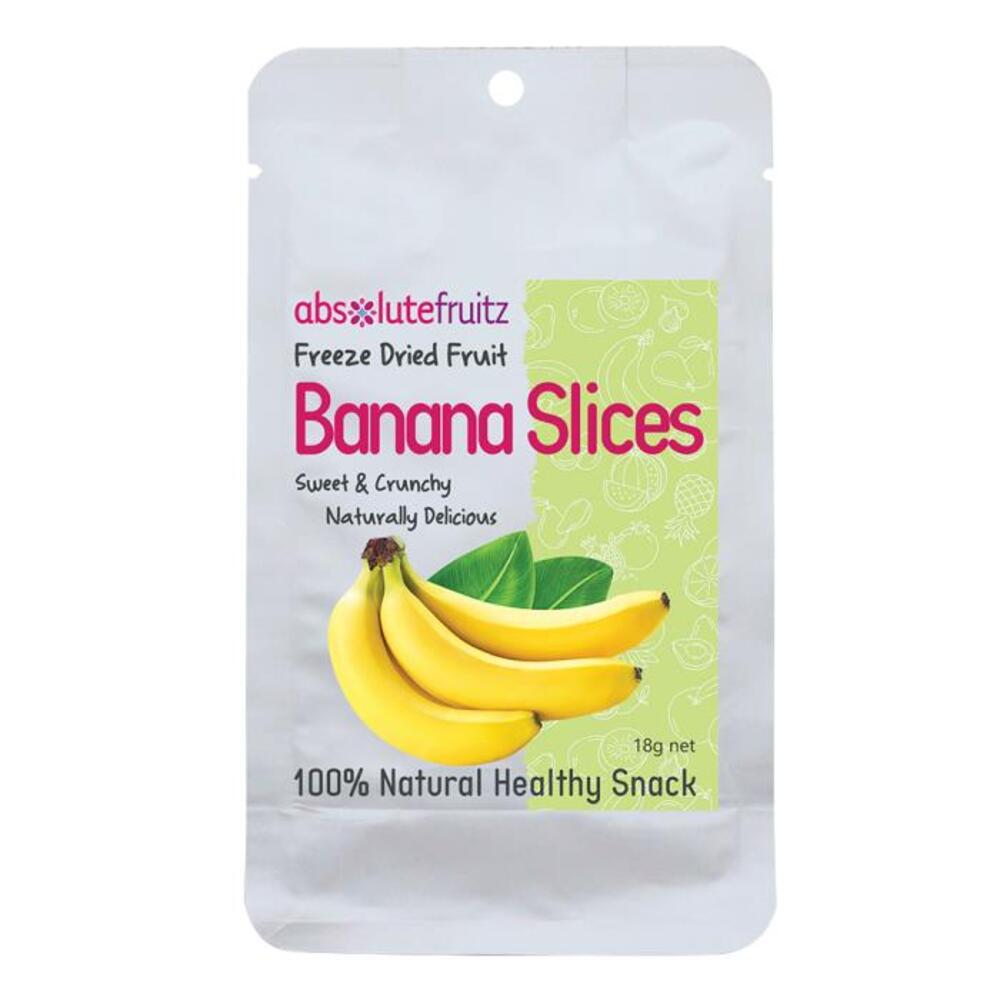 앱솔루트프룻즈 프리즈 드라이드 바나나 슬라이스 18g, AbsoluteFruitz Freeze Dried Banana Slices 18g