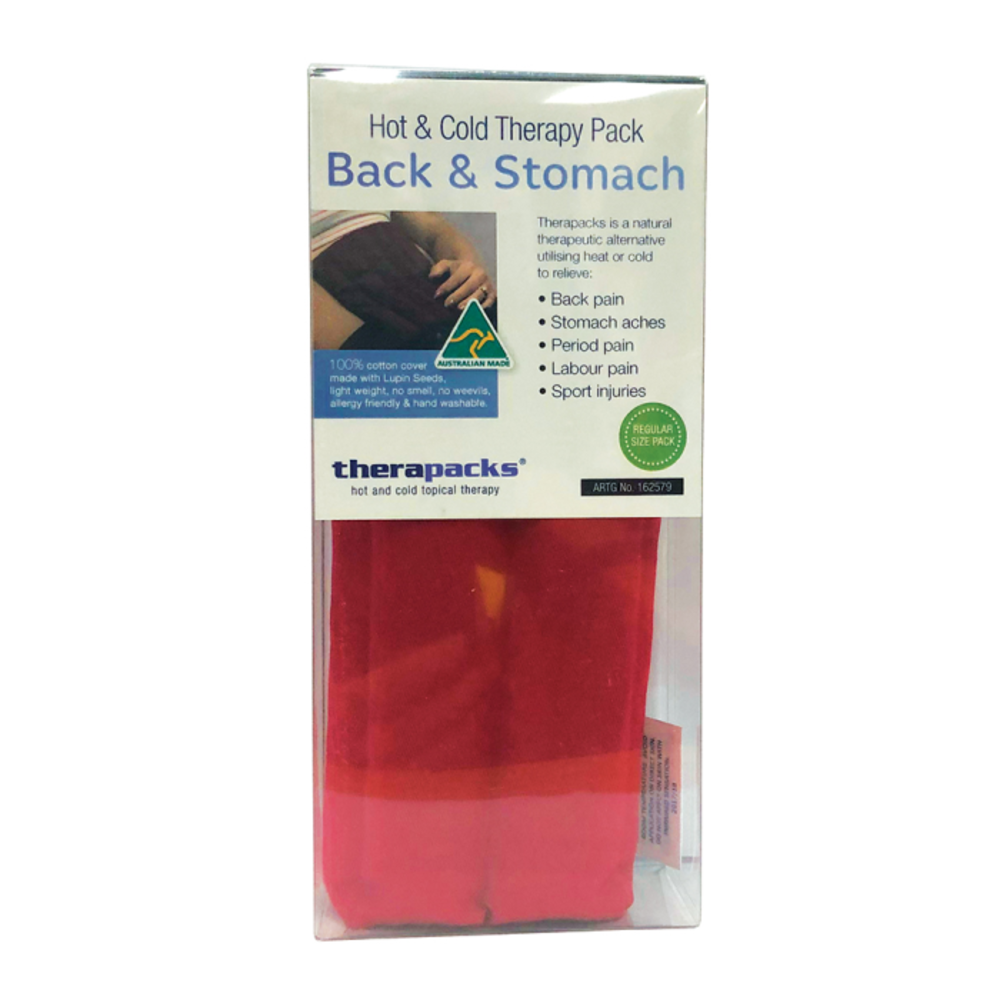 테라팩스 하트 and 콜드 테라피 팩 백 and 스토막, Therapacks Hot and Cold Therapy Pack Back and Stomach