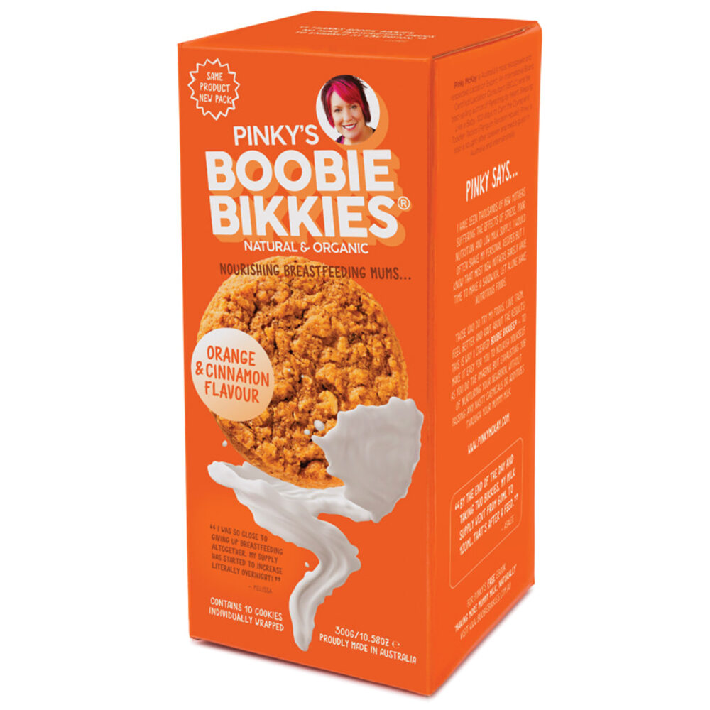 핑키스 부비 비티 오렌지 and 시나몬 플레이버팩, Pinkys Boobie Bikkies Orange and Cinnamon Flavour 10 Pack