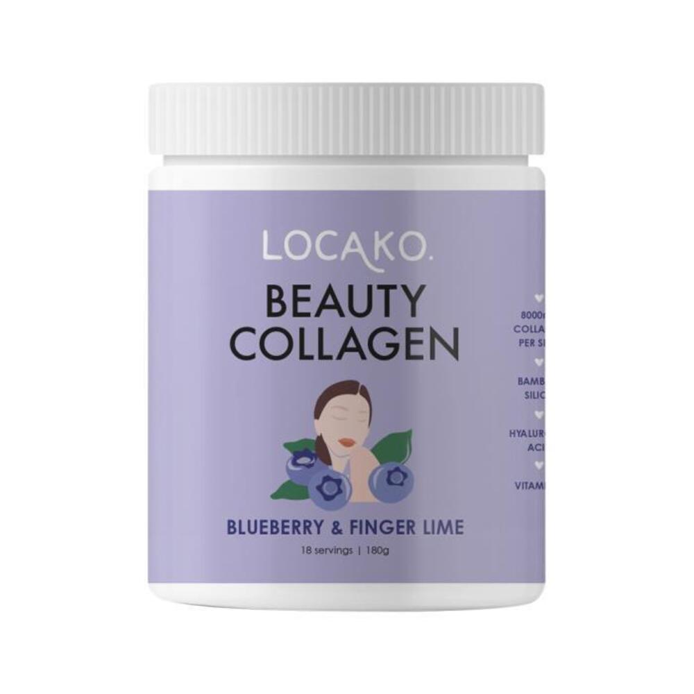 Locako Beauty Collagen Blueberry &amp; Fingerlime 180g