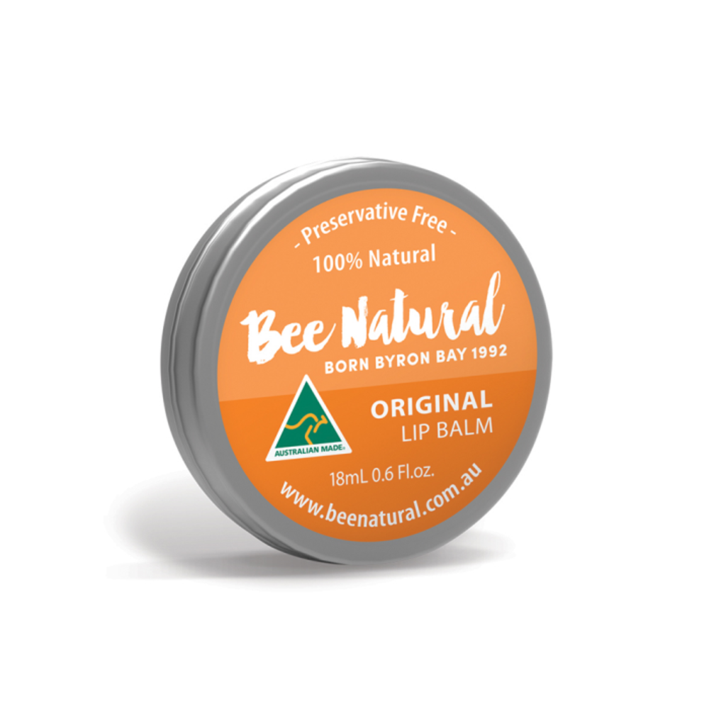 비 내츄럴 립 밤 틴 오리지널 18ml, Bee Natural Lip Balm Tin Original 18ml