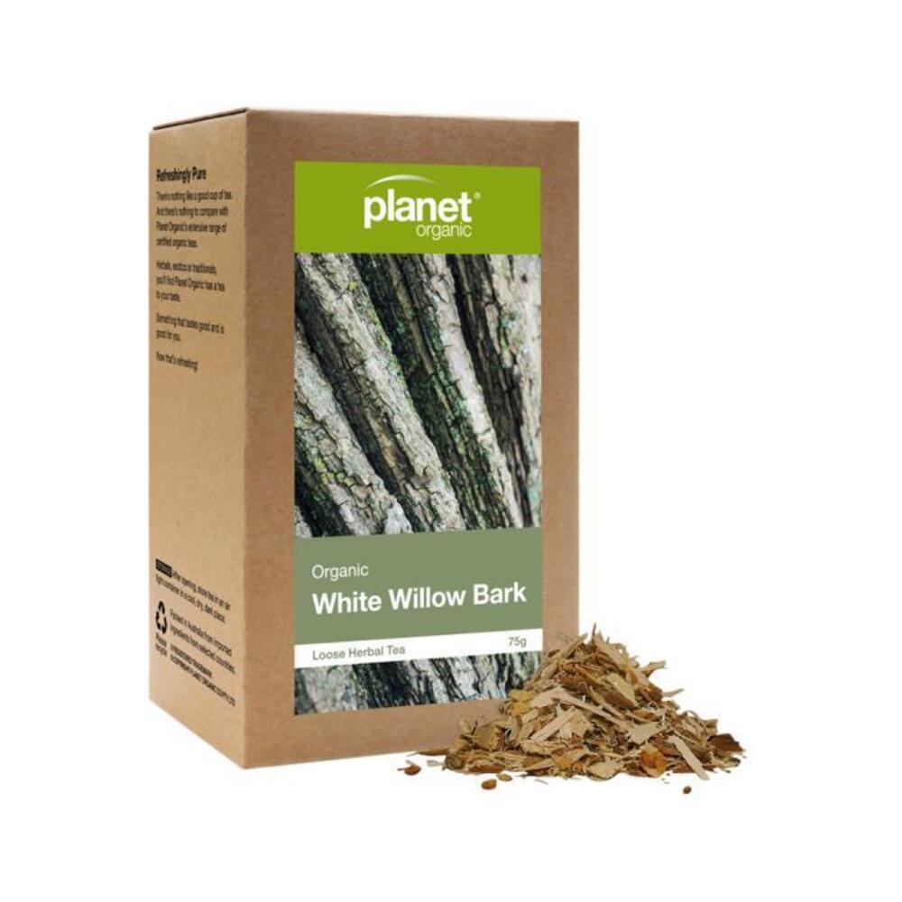 Planet Organic Organic White Willow Bark Loose Leaf Tea 75g