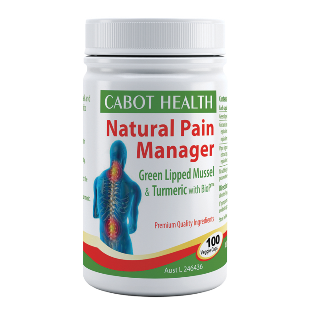 카봇 헬스 내츄럴 페인 매니저 100c, Cabot Health Natural Pain Manager 100c