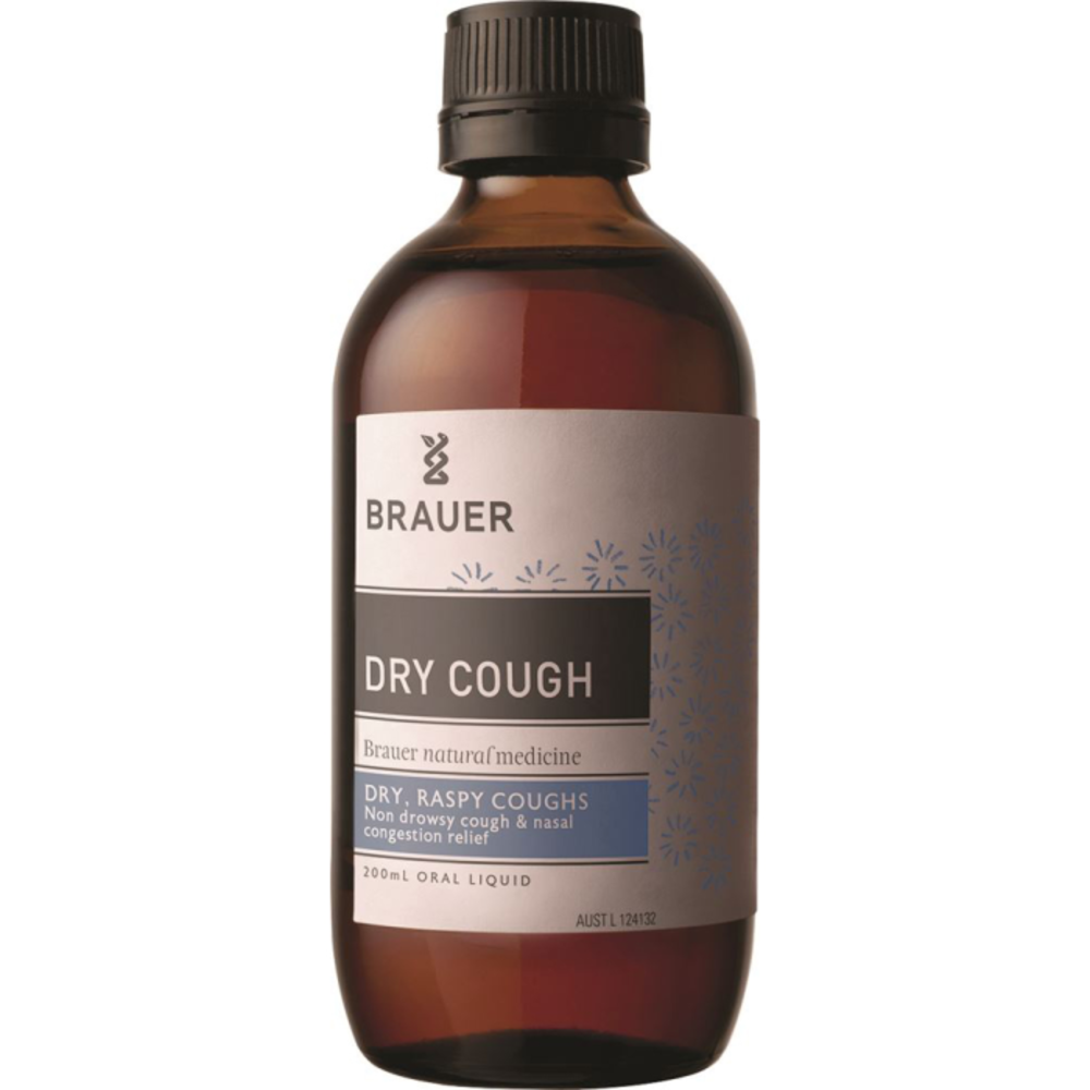 브라우어 드라이 기침 200ML, Brauer Dry Cough 200ml