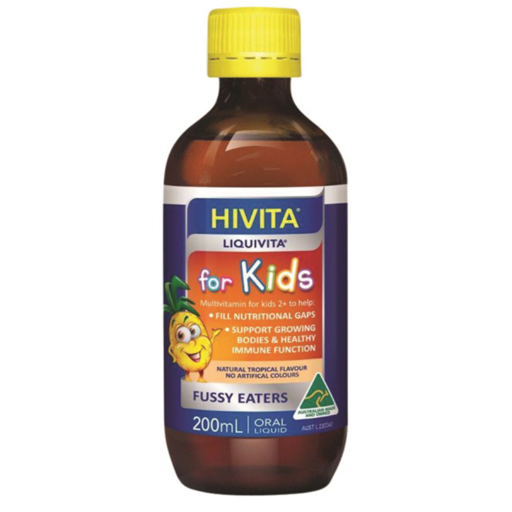 하이비타 리퀴비타 포 키즈 (리퀴드 멀티) 200ML, Hivita Liquivita for Kids (Liquid Multi) 200ml