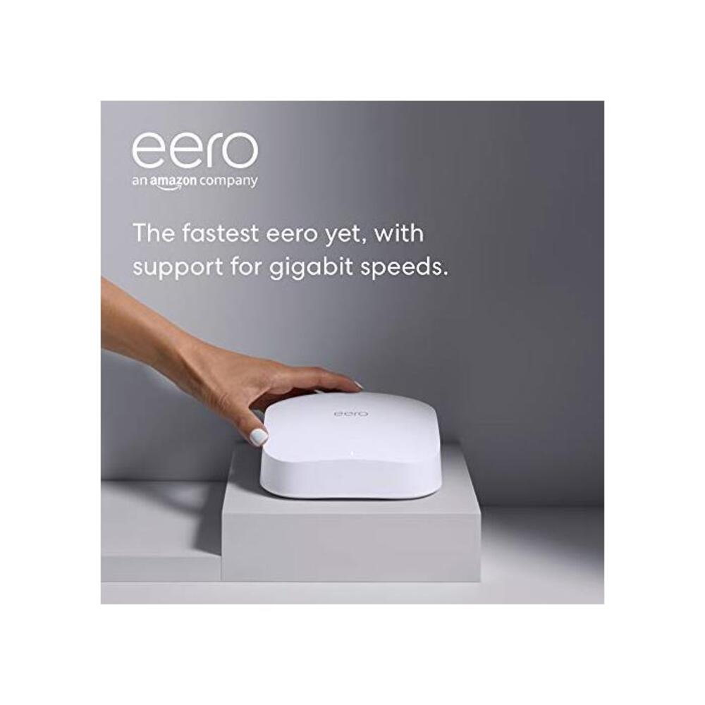 Introducing Amazon eero Pro 6 tri-band mesh Wi-Fi 6 router with built-in Zigbee smart home hub B0869C19QG