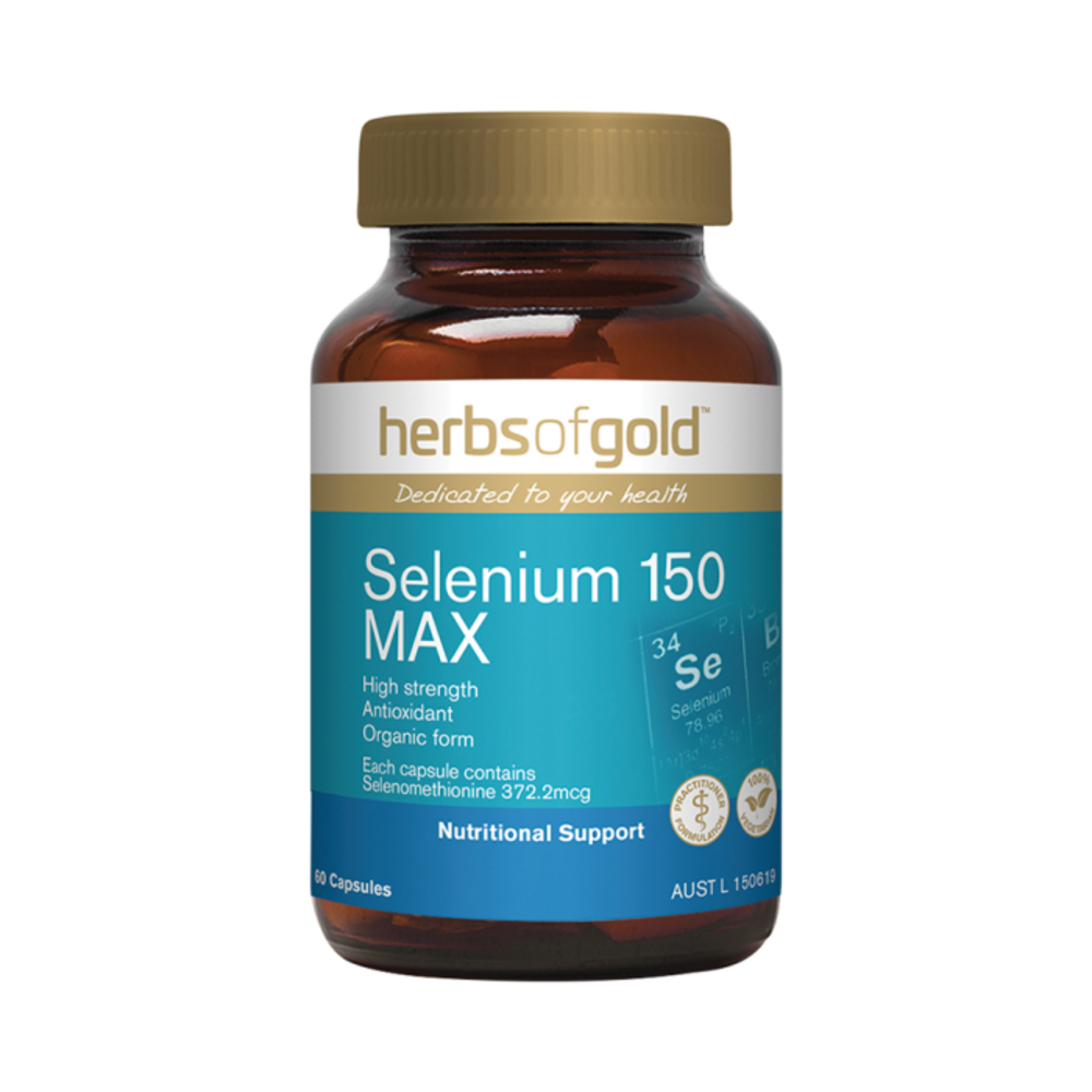 허브 오브 골드 셀레니움맥스 60c, Herbs Of Gold Selenium 150 MAX 60c
