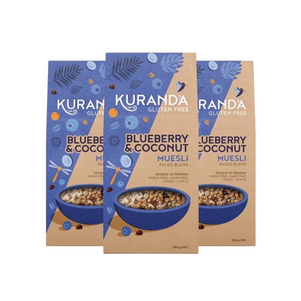 Kuranda Wholefoods Gluten Free Muesli Blueberry &amp; Coconut (Paleo Blend) 2.8kg