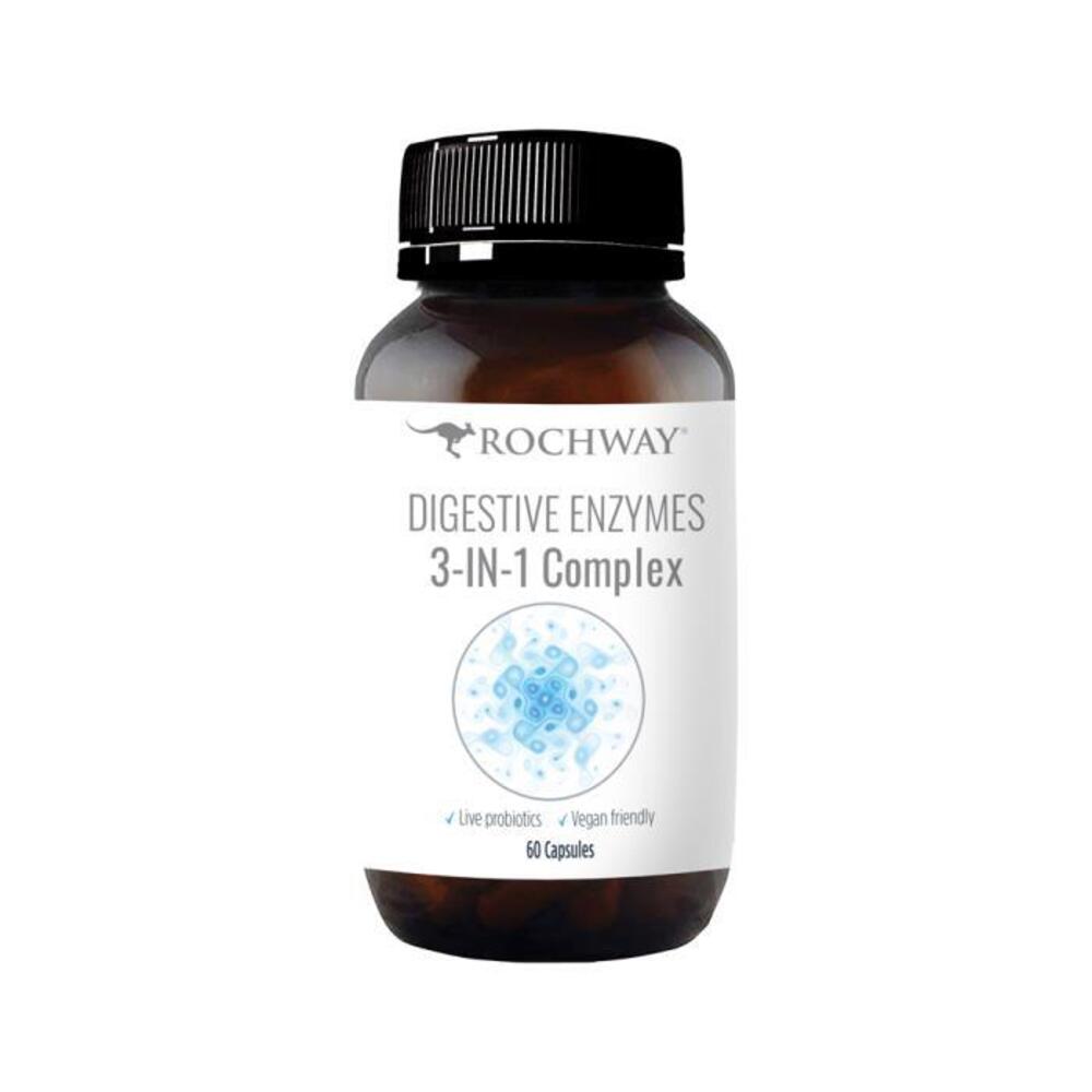 Rochway Digestive Enzymes 3 in 1 Complex 60c