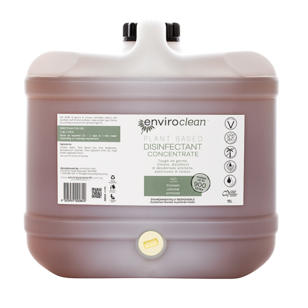 인바이로클린 플란트 베이스드 디스인펙턴트 컨선트레이트 15L, EnviroClean Plant Based Disinfectant Concentrate 15L