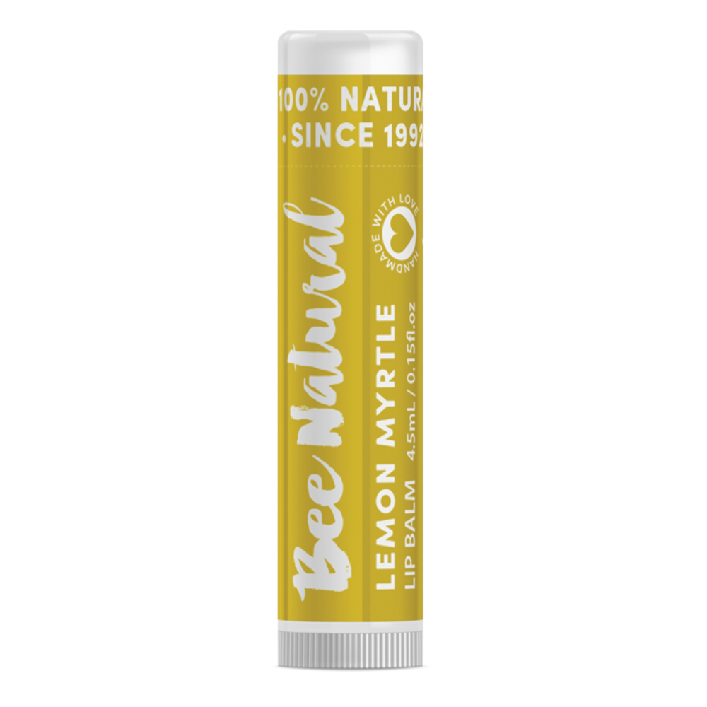비 내츄럴 립 밤 스틱 레몬 머틀 4.5ml, Bee Natural Lip Balm Stick Lemon Myrtle 4.5ml