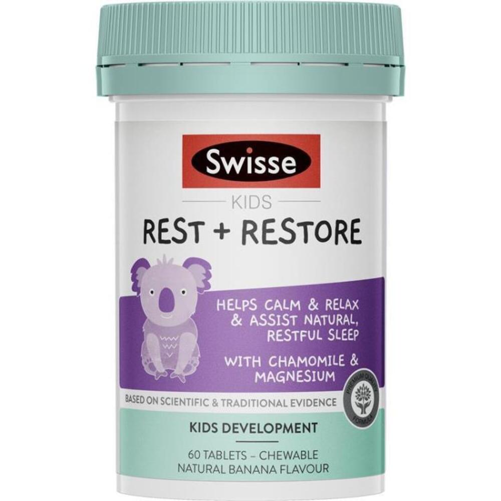 Swisse Kids Rest &amp; Restore 60 Tablets