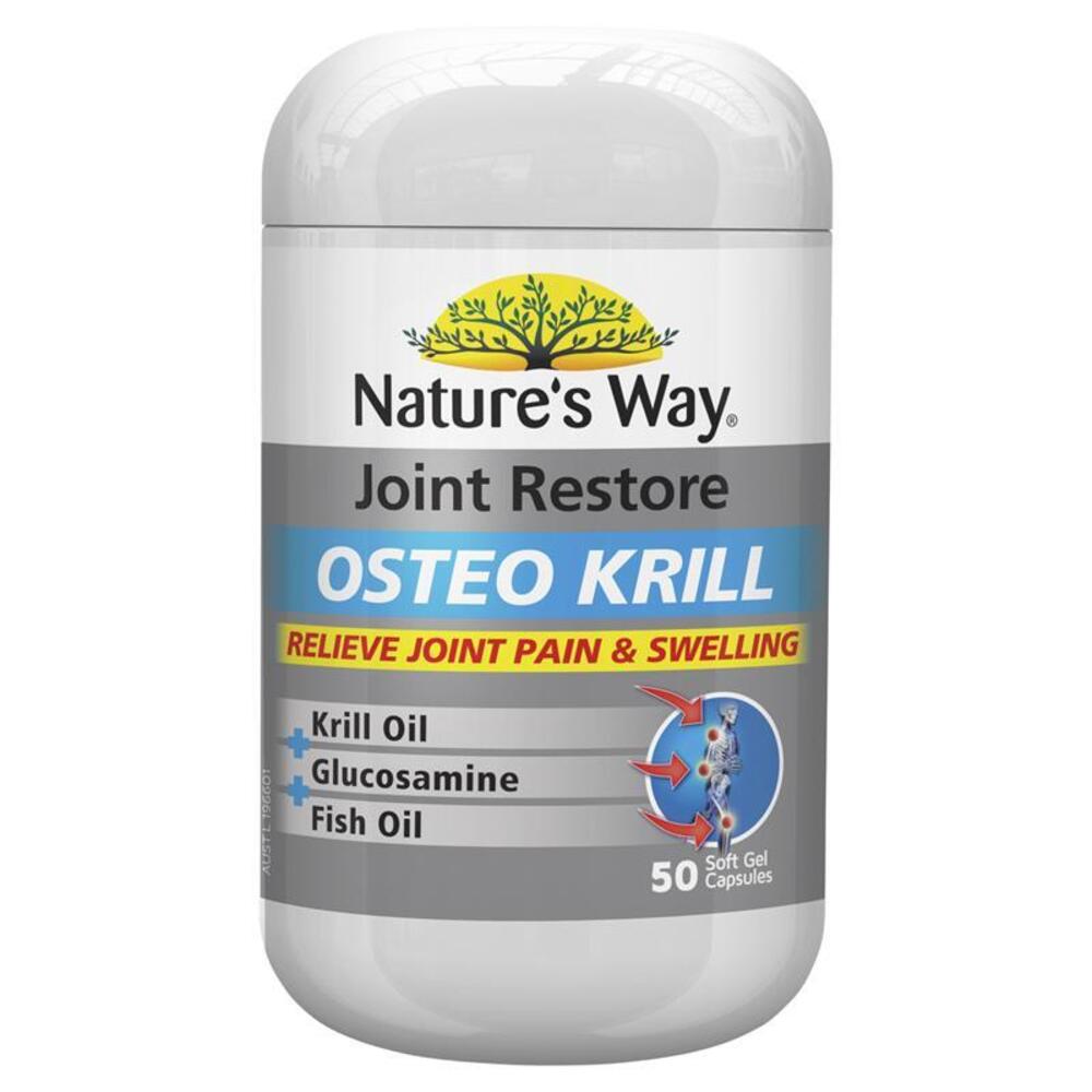 네이쳐스웨이 조인트 리스토어 오스티오 크릴 50정 Natures Way Joint Restore Osteo Krill 50caps