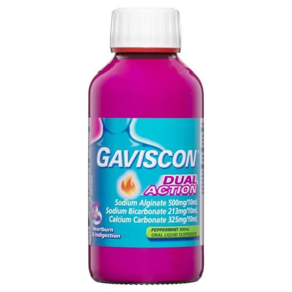 Gaviscon Dual Action Liquid Heartburn &amp; Indigestion Relief 300ml