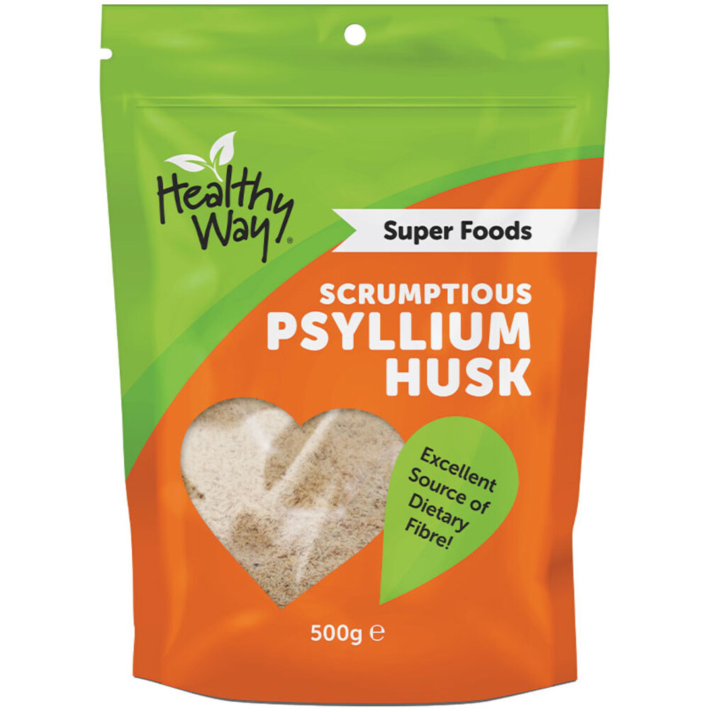 헬씨 웨이 스크럼처스 사이리엄 허스크 500g, Healthy Way Scrumptious Psyllium Husk 500g