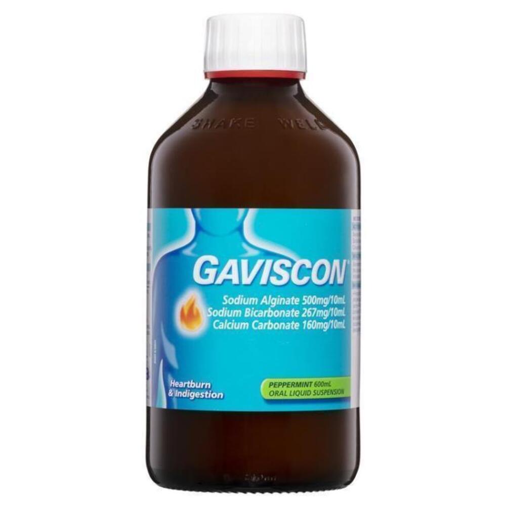 Gaviscon Core Peppermint Liquid Heartburn &amp; Indigestion Relief 600ml