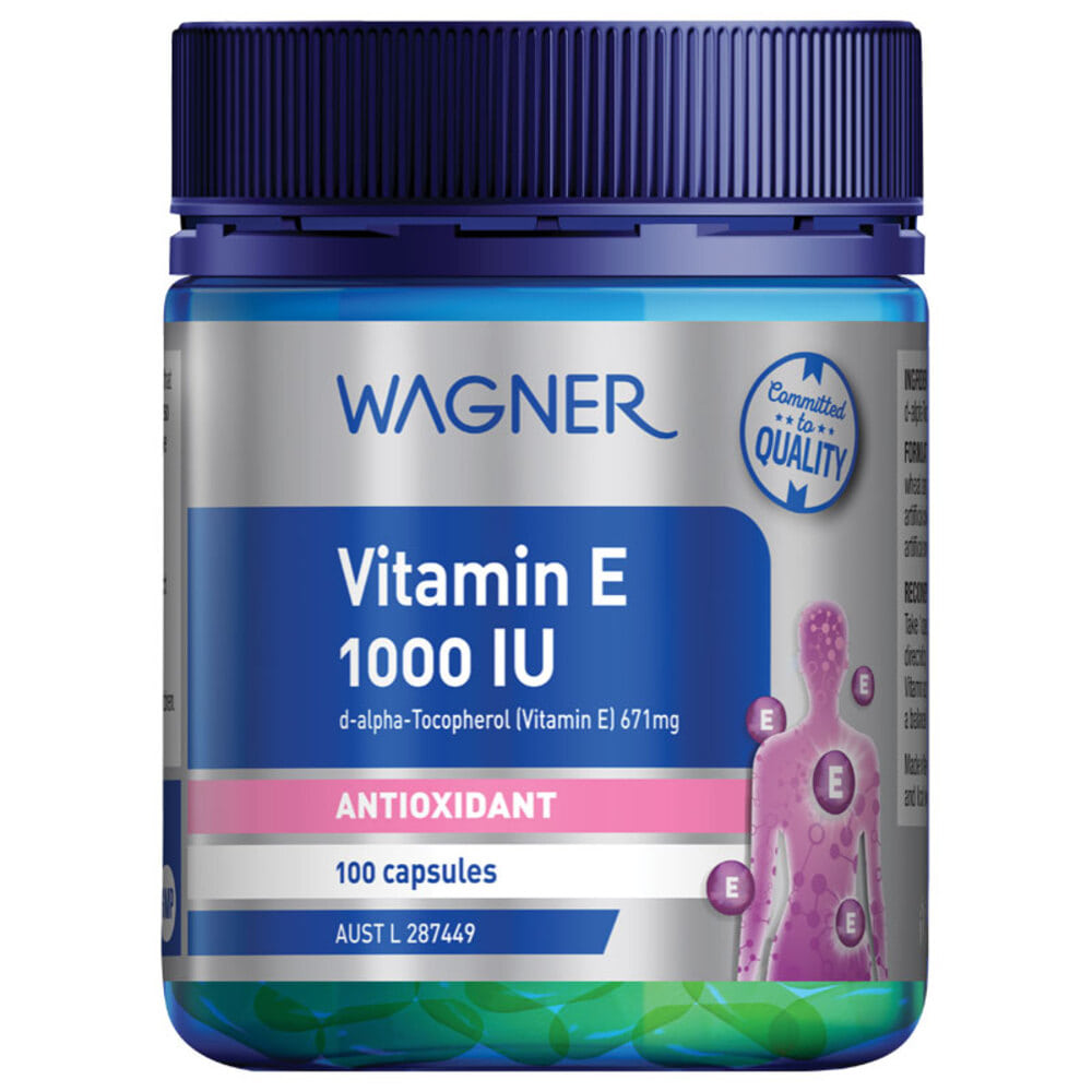 와그너 비타민 E 1000iu 100정 Wagner Vitamin E 1000IU 100 Capsules