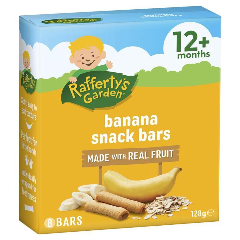 라퍼티스 가든 12+ 개월 프룻 스낵 바 바나나팩, Raffertys Garden 12+ Months Fruit Snack Bar Banana 8 Pack