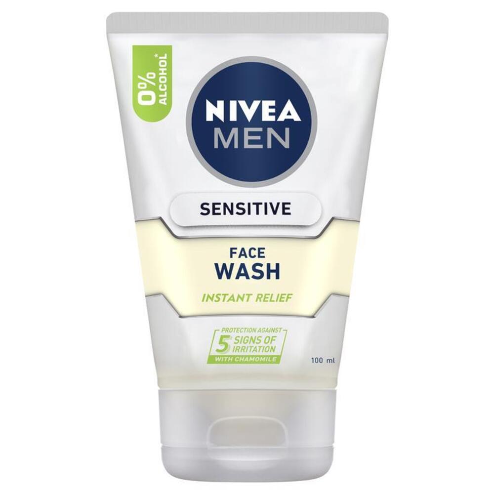 니베아 포 맨 페이스 워시 센시티브 100ml, Nivea for Men Face Wash Sensitive 100mL