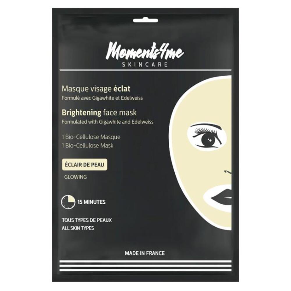 모먼트4미 바이오 셀룰로스 브라이트닝 페이스 마스크, Moments4Me Bio Cellulose Brightening Face Mask