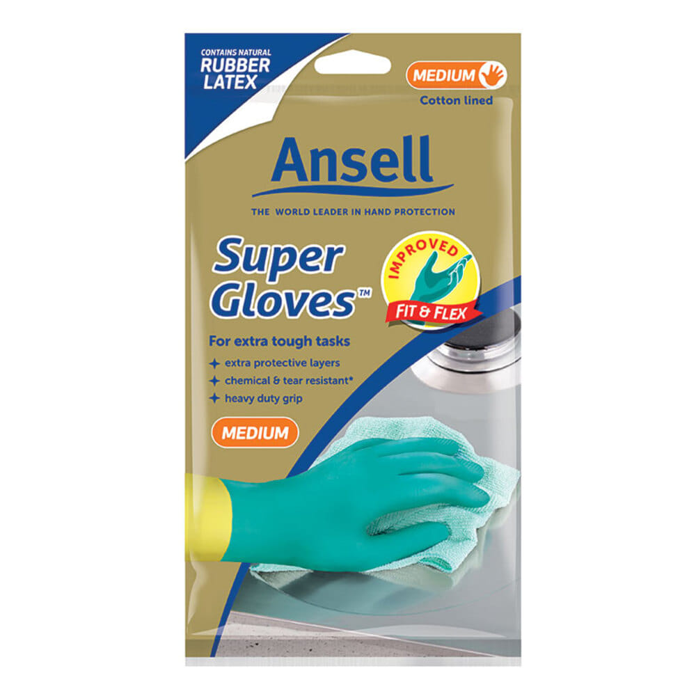 안셀 슈퍼 글로브 미디엄팩, Ansell Super Glove Medium 1 Pack