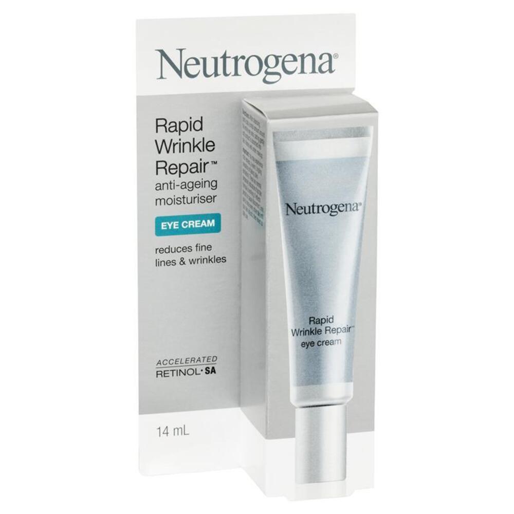 뉴트로지나 래피드 윙클 리페어 안티 에이징 아이 크림 14ml, Neutrogena Rapid Wrinkle Repair Anti Ageing Eye Cream 14mL