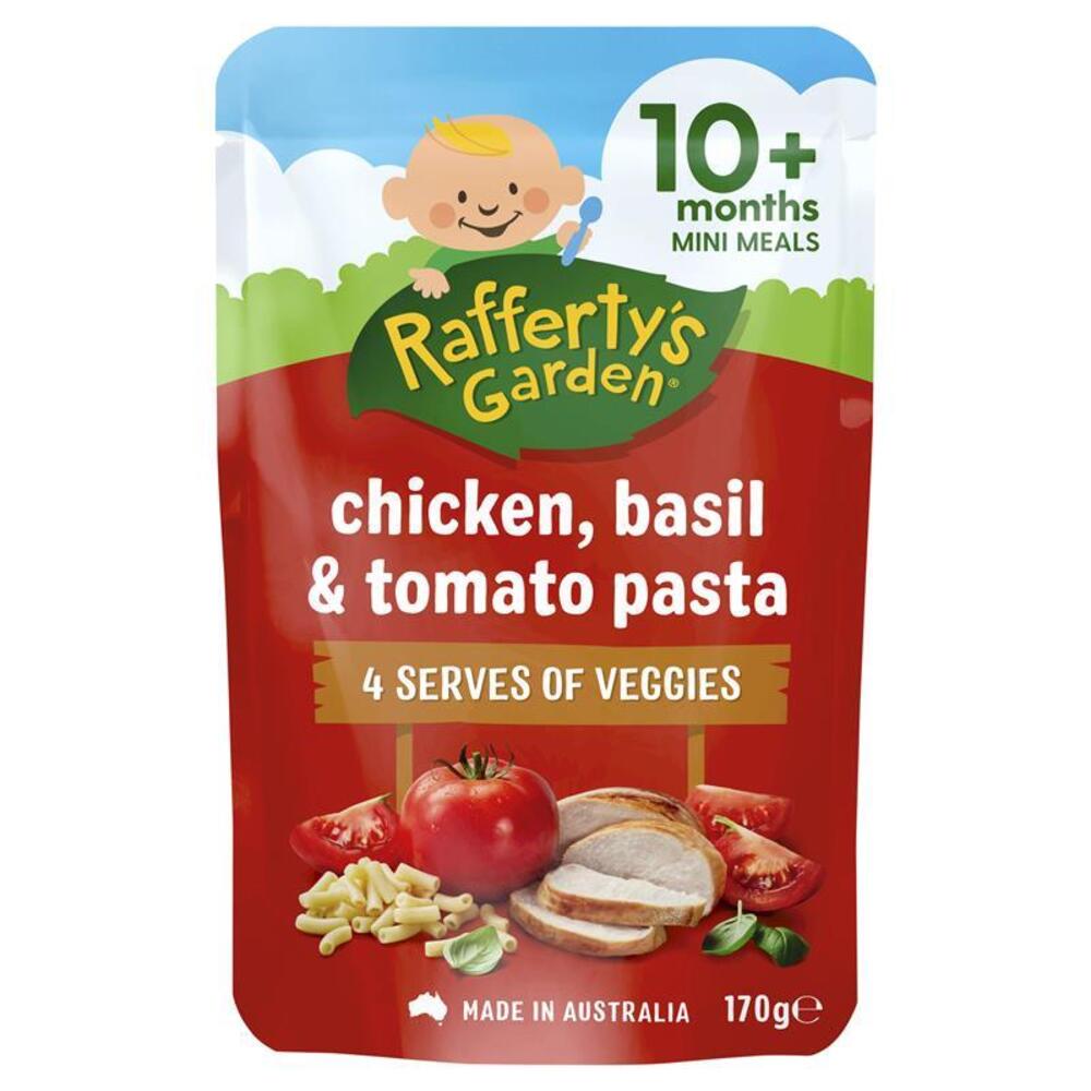 라퍼티스 가든 10+ 개월 치킨 바질 and 토마토 파스타 170g, Raffertys Garden 10+ Months Chicken Basil and Tomato Pasta 170g