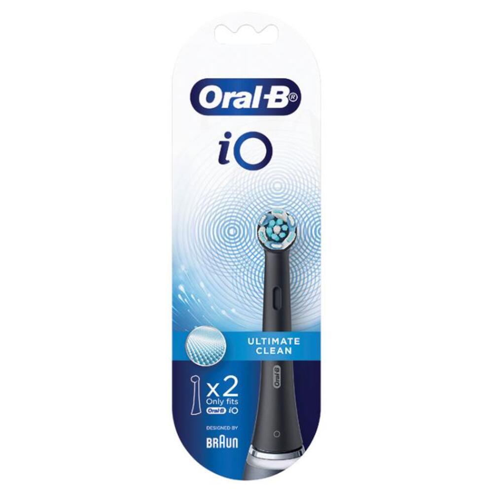 Oral B Power Toothbrush iO Ultimate Clean Refills Black 2 Pack