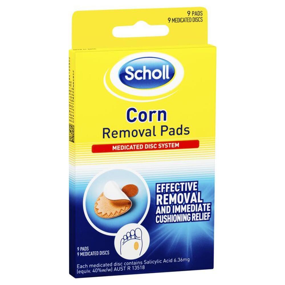 Scholl Corn Removal Medicated Disc Pads System 9 Pack