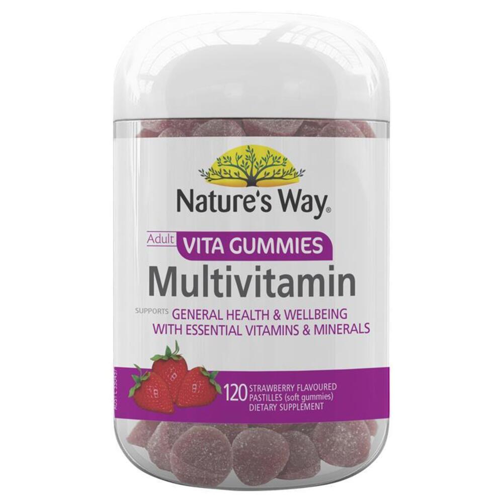 네이쳐스웨이 비타 구미 어덜트 멀티비타민 120 구미 Natures Way Vita Gummies Adult Multi-Vitamin 120 Gummies