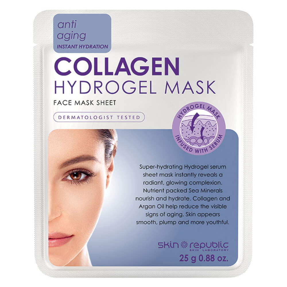 스킨리퍼블릭 콜라겐 하이드로겔 페이스 마스크, Skin Republic Collagen Hydrogel Face Mask