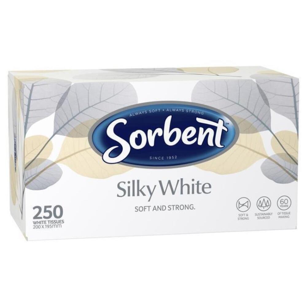 Sorbent Facial Tissues Soft White 250 Pack