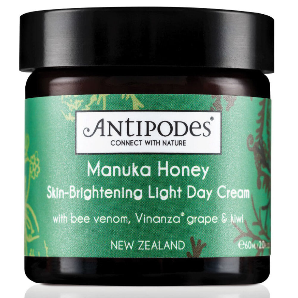 안티포즈 마누카 허니 스킨 브라이트닝 라이트 데이 크림 60mL, Free Shipping Antipodes Manuka Honey Skin Brightening Light Day Cream 60ml