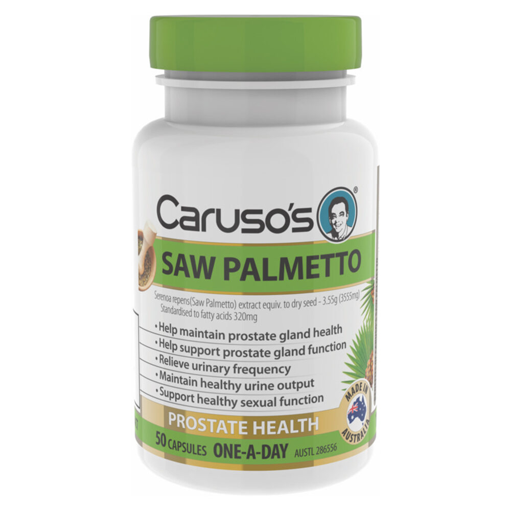 카루소스 내츄럴 헬스 원 어 데이 소우 팔메토 50정 Carusos Natural Health One a Day Saw Palmetto 50 Capsules