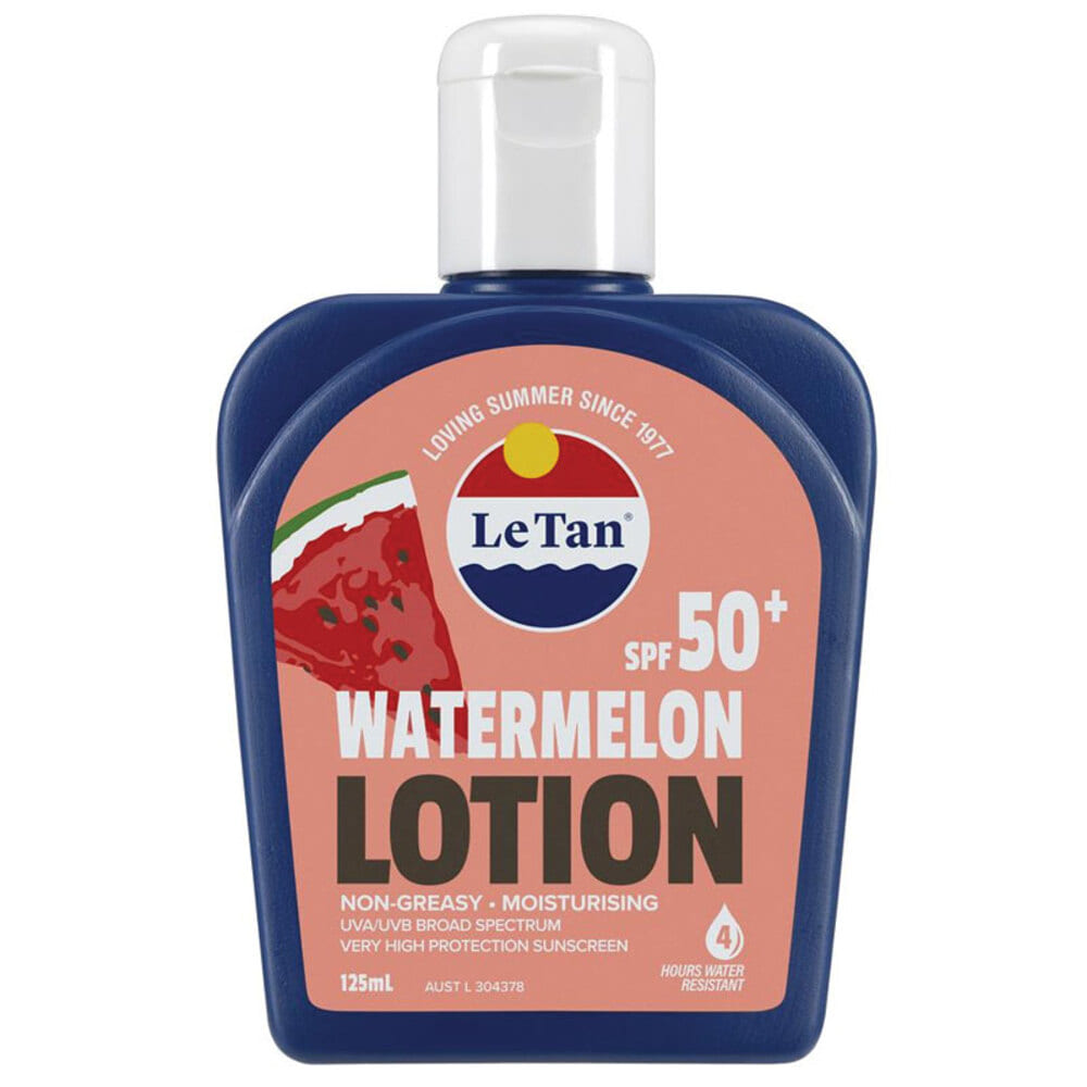 리 탠 SPF50+ 수박 썬크림 로션 125ml, Le Tan SPF50+ Watermelon Sunscreen Lotion 125ml