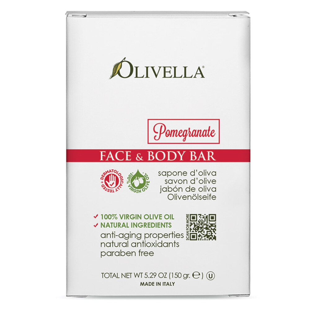 올리벨라 비누 바 석류 150g, Olivella Soap Bar Pomegranate 150g