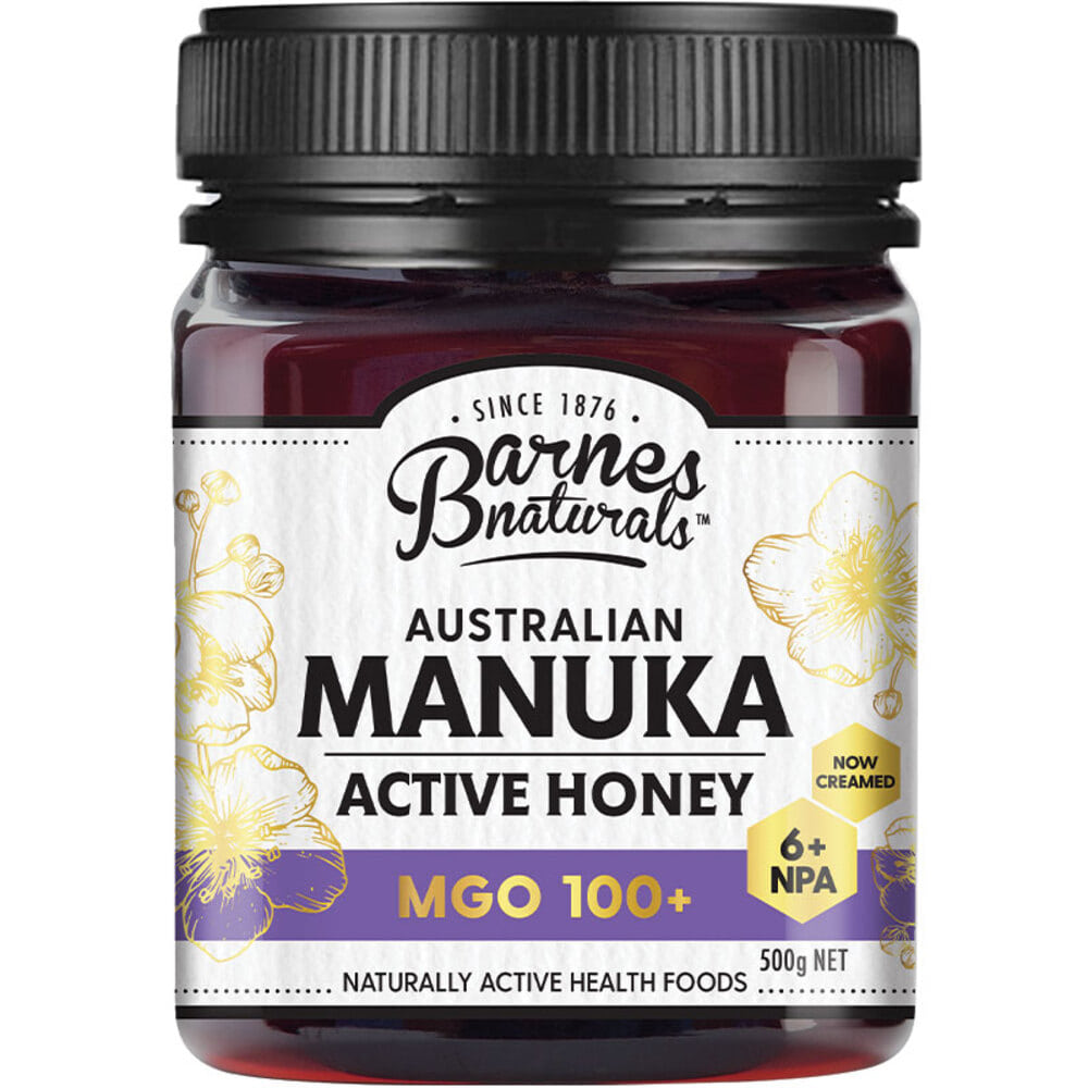반스 내츄럴 오스트레일리안 마누카 허니 500g MGO 100+, Barnes Naturals Australian Manuka Honey 500g MGO 100+
