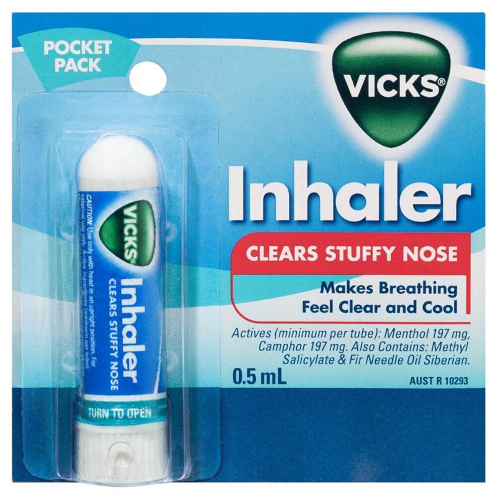 빅스 네이절 스프레이 디컨제스쳔 인헤일러 0.5mL Vicks Nasal Spray Decongestant Inhaler 0.5mL