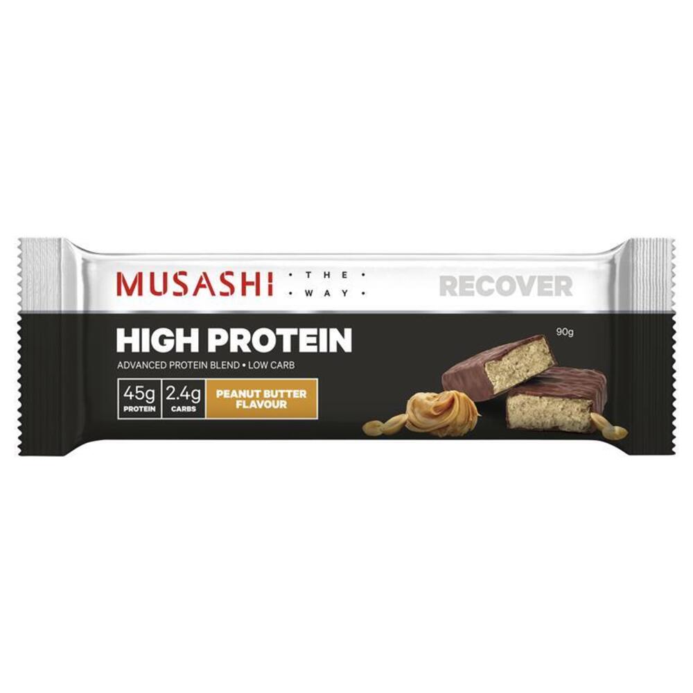 무사시 하이 프로틴 바 피넛 버터 90g Musashi High Protein Bar Peanut Butter 90g