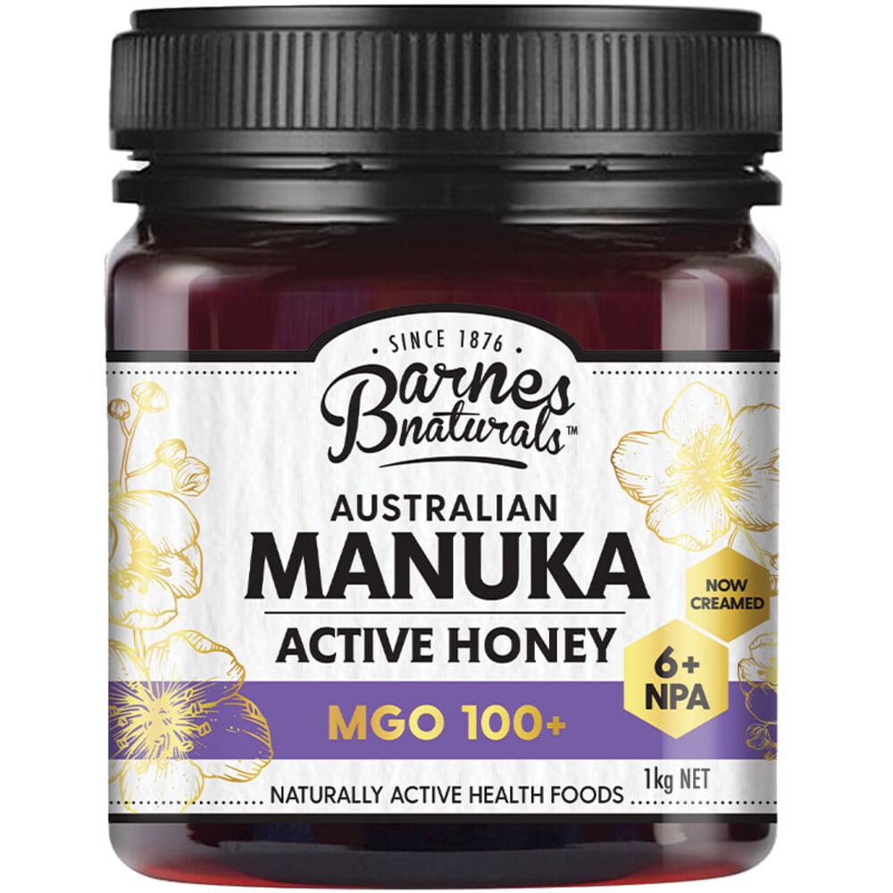 반스 내츄럴 오스트레일리안 마누카 허니 1kg MGO 100+, Barnes Naturals Australian Manuka Honey 1kg MGO 100+