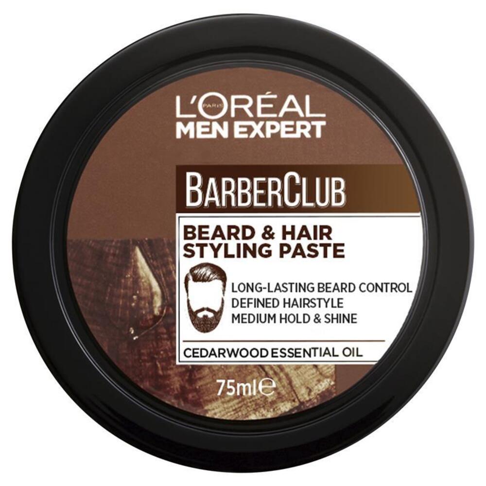 로레알 맨 익스펄트 바버 클럽 비어드 앤 헤어 페이스트 75ML, LOreal Men Expert Barber Club Beard and Hair Paste 75ml