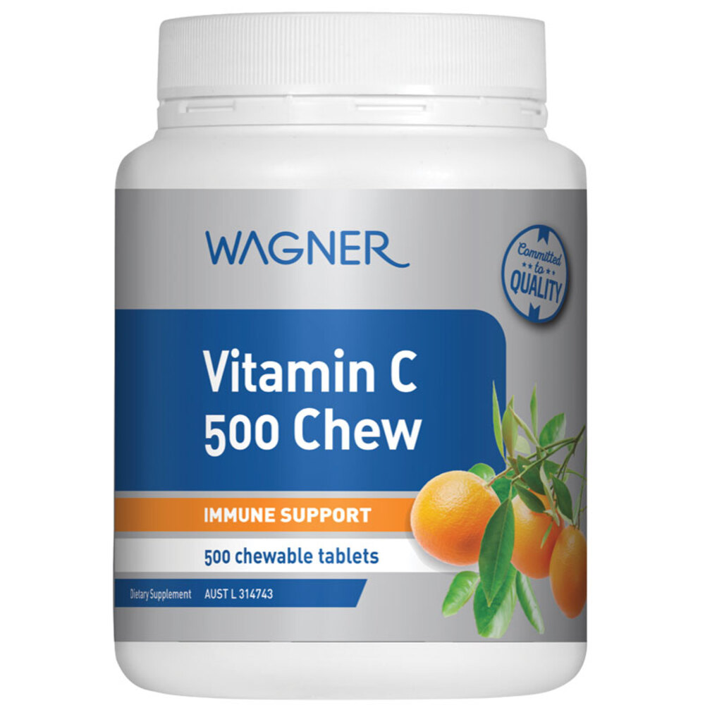 와그너 비타민 C 500 츄어블 500타블렛 Wagner Vitamin C 500 Chewable 500 Tablets