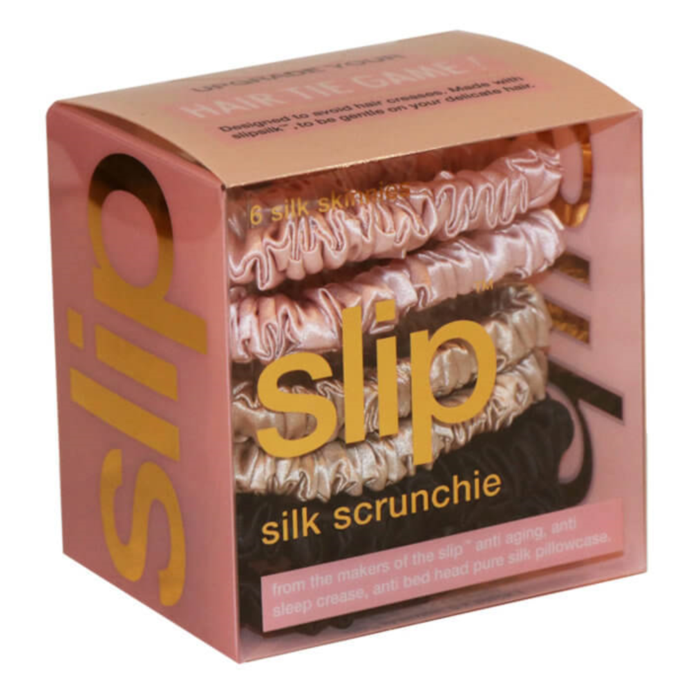 슬립 스키니 실크 스크런치스 - 믹스 6 팩 I-040799, Slip Skinnie Silk Scrunchies ? Mixed 6 Pack I-040799