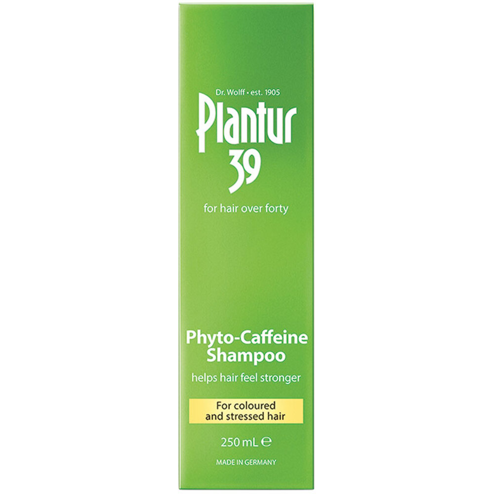 플랜터파이토-카페인 샴푸 포 컬러드 and 스트레스드 헤어, Plantur 39 Phyto-Caffeine Shampoo For Coloured and Stressed Hair